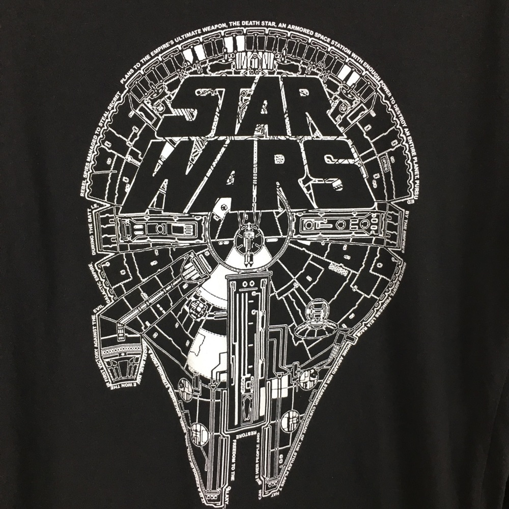 Star Wars Millennium Falcon Long Sleeve Shirt - Picture 4 of 5